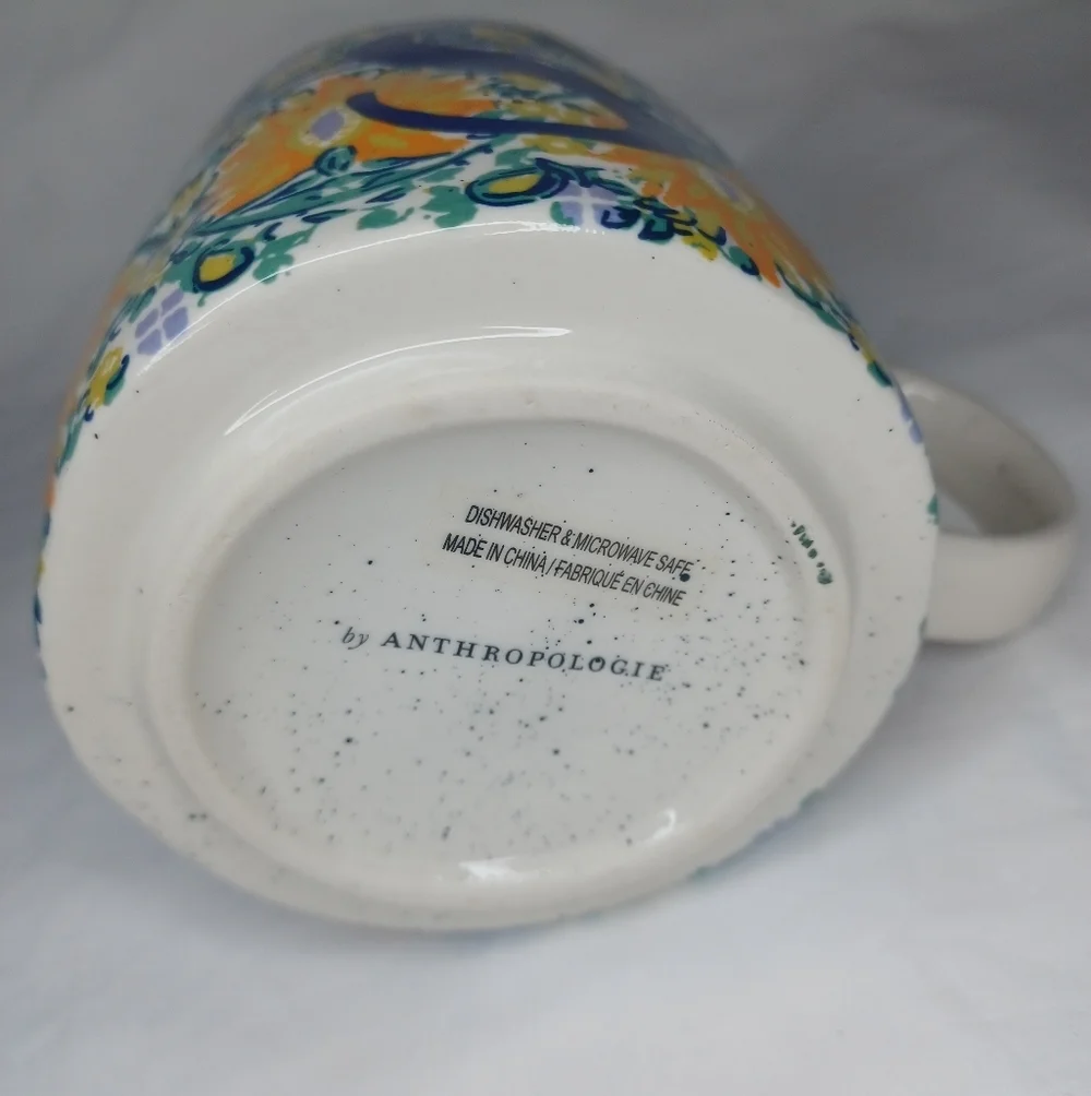 Anthropologie charming mug